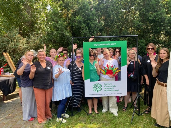 Zdjecie ze szkolenia dla koordynatorow wolontariatu w OPS