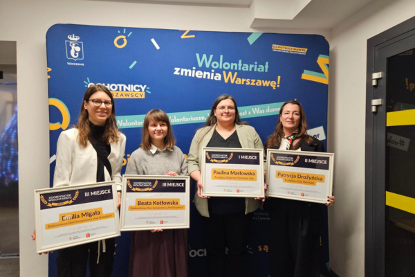 Laureatki konkursu na Koordynatora Wolontariatu 2025.