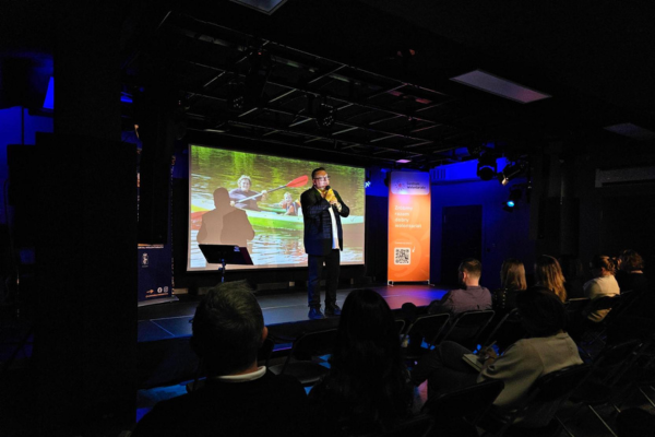 Wystąpienie Bartłomieja Włodkowskiego z Fundacji AVE pt. „Wolontariat szkołą liderów? O tym, jak działania społeczne mogą wspierać (przyszłą) karierę zawodową”.