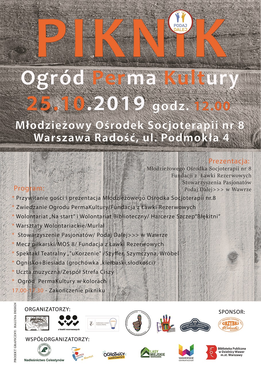 Plakat Pikniku Ogród Perma Kultury