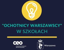 Grafika "Ochotnicy warszawscy" w szkołach