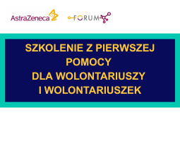 "Szkolenie z pierwszej pomocy dla wolontariuszy i wolontariuszek"
